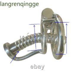 Stainless Steel Tube Male Chastity Cage Device Custom CBT Lock Ring