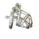 Stainless Steel Tube Male Chastity Cage Device Custom for CBT Lock Ring
