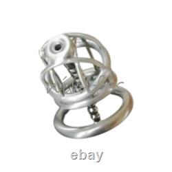 Stainless Steel Tube Male Chastity Cage Device Custom for CBT Lock Ring