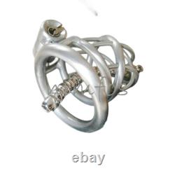 Stainless Steel Tube Male Chastity Cage Device Custom for CBT Lock Ring
