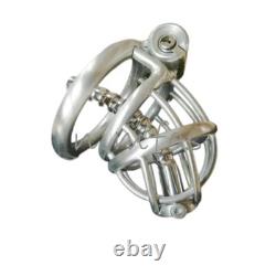 Stainless Steel Tube Male Chastity Cage Device Custom for CBT Lock Ring