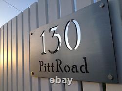 Stainless Steel house humber sign Custome Made to Order