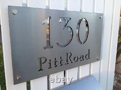 Stainless Steel house humber sign Custome Made to Order