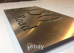 Stainless Steel house humber sign Custome Made to Order