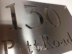 Stainless Steel house humber sign Custome Made to Order