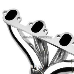 Stainless Tubular Hugger Manifold Header Exhaust For 429/460 Ford Bbc Big Block