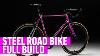 Steel Road Bike Build Custom Officina Battaglin Portofino Behind A Custom Steel Bike