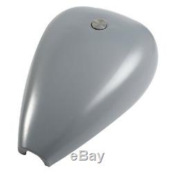 TCMT Stretched 4.7 Gallon Gas Fuel Tank For Harley Custom Chopper Bobber Baggers