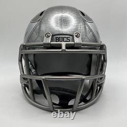 Tampa Bay Buccaneers Custom Stainless Steel Hydro-Dipped Mini Football Helmet