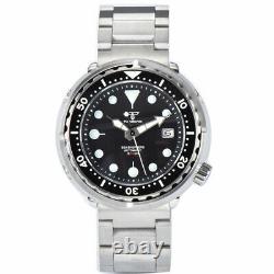 Tandorio 300M Japan NH35A Luminous Sapphire Glass Diving Automatic Men's Watch