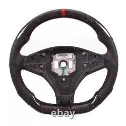 Tesla Model S Carbon Fiber Racing Steering Wheel Flat Bottom Customize