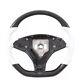 Tesla Model S Custom Carbon Fiber Racing Steering Wheel Flat Bottom