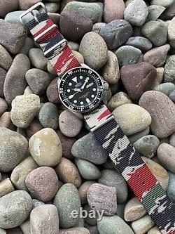 Titanium Custom Modded SEIKO SKX007J1 Automatic 200m Diver NIB Made in Japan