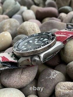 Titanium Custom Modded SEIKO SKX007J1 Automatic 200m Diver NIB Made in Japan