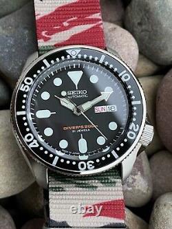 Titanium Custom Modded SEIKO SKX007J1 Automatic 200m Diver NIB Made in Japan