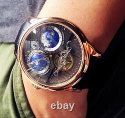 Tourbillion Automatic Mechanical Men's Wrist Watches Luxury Swiss Men Wristwatch