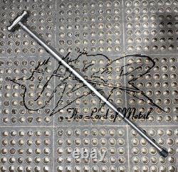 Ubr Custom Handmade Stainless Steel Walking Stick, Cane
