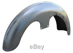 Ultima 21 Steel Front Fender for Harley and Custom Models, Undrilled, 2-pc