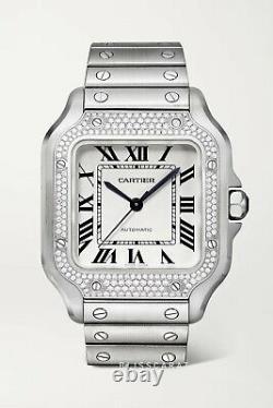 VVS Moissanite Diamond Watch, Stainless Steel Watch, Iced Out Bust Down Watch