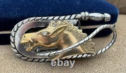 Vintage Custom Artisan Handcrafted 3D Stallion Horse Stainless Steel Belt Buckle