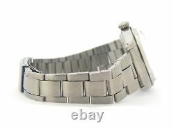 Vintage Rolex Date 1500 Mens Stainless Steel Watch Oyster Band Black Dial