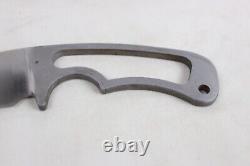 Vintage Stainless Steel Custom Made Fixed Blade Single Piece Knife 7 Overall