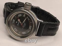 Vintage Vostok Watch Amphibian Custom Automatic Black Dial 2416B