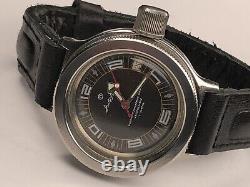 Vintage Vostok Watch Amphibian Custom Automatic Black Dial 2416B