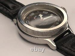 Vintage Vostok Watch Amphibian Custom Automatic Black Dial 2416B