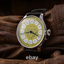 Vintage swiss watch, mens wristwatches, exclusive watches, pocket watch mechanism