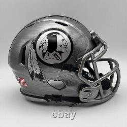Washington Redskins CUSTOM Stainless Steel Hydro-Dipped Mini Football Helmet