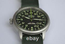 Wrist Watch Raketa 24 Hours in style Aviator, Cal. 2623 Serviced