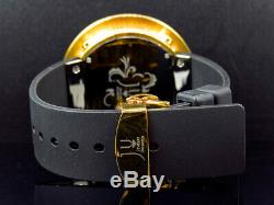 XL Men Jojino/Joe Rodeo 53mm Custom Simulated Diamond Watch In Yellow Gold Steel