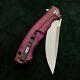 Zero Tolerance ZT 0452CF Plain Edge Folder BWL Purple Ano custom zt452cf